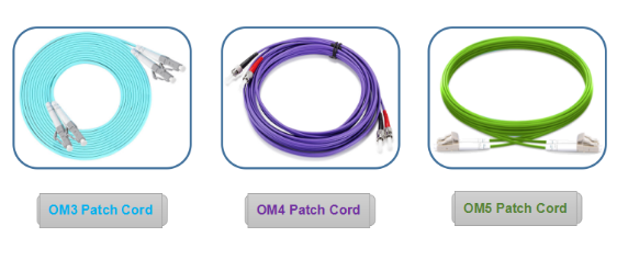 OM5 and OM3/OM4 patch cord