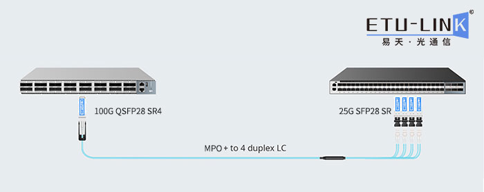 Проанализируйте решение для филиалов 100G QSFP28 SR4 с точки зрения стоимости и сетевой гибкости.