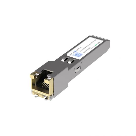 100M10/100/1000BASE-T SFP Copper RJ-45 100m Module