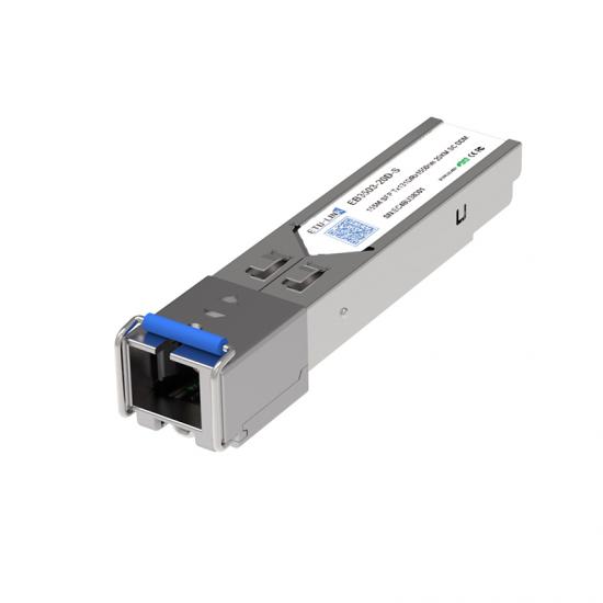 155Mbps SFP Bi-Directional Transceiver, 20KM Reach Tx1310nm/Rx1550nm