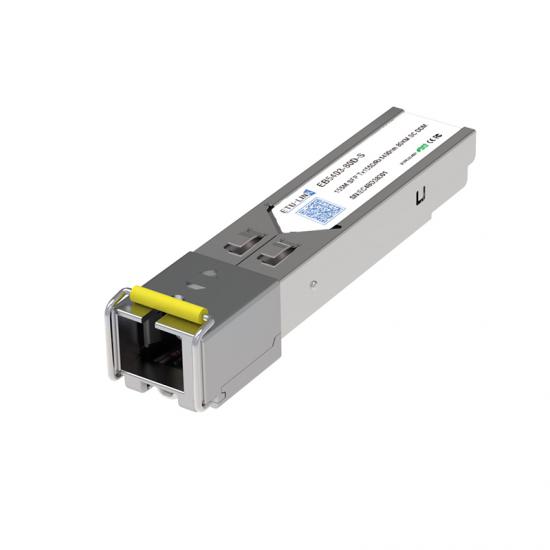 155Mbps SFP Bi-Directional Transceiver, 80KM Reach Tx1550nm/Rx1490nm