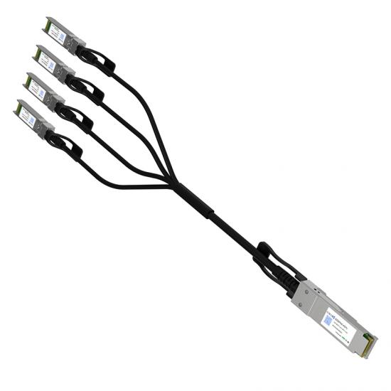 40G QSFP+ to 4x SFP+ breakout passive copper cables
