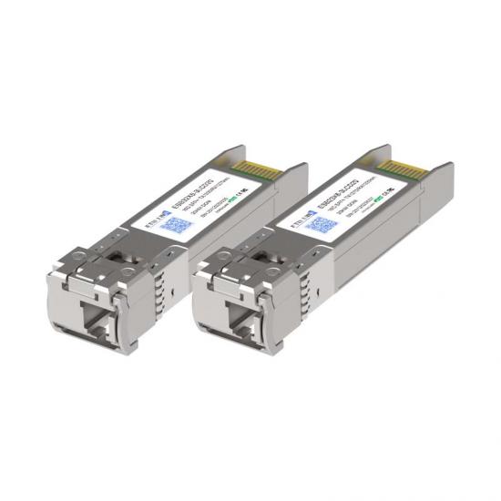 14.025Gbps SFP+ BIDI Transceiver, Single Mode, 20km Reach 1330nm TX / 1270nm RX