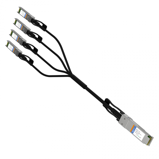 100Gbps QSFP28 To 4x 25G SFP28 Passive High Speed Cable