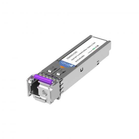 155Mbps SFP Bi-Directional Transceiver, 80KM Reach Tx1490nm/Rx1550nm