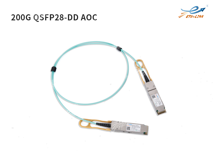 внедрение и применение 200G-QSFP28-DD AOC активный оптический кабель