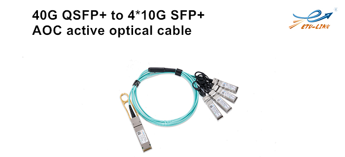 внедрение и применение 40G QSFP + AOC активный оптический кабель
