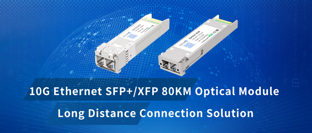 10G Ethernet SFP+/XFP 80 -километровый оптический модуль раствор с длинным расстоянием