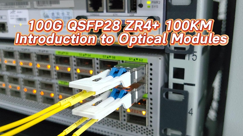 100G QSFP28 eZR4 100KM LC оптический трансивер