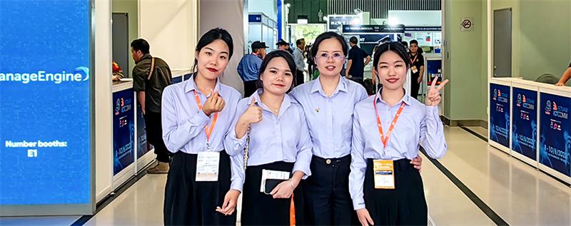«Линия фронта выставки» - связь ETU-LINK сияет на Вьетнамской выставке связи 2023 года
